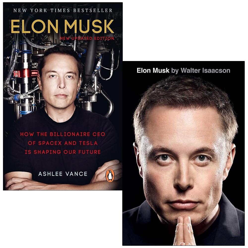 Elon Musk by Walter Isaacson, Elon Musk by Ashlee Vance 2 Books Collection Set - Image 2