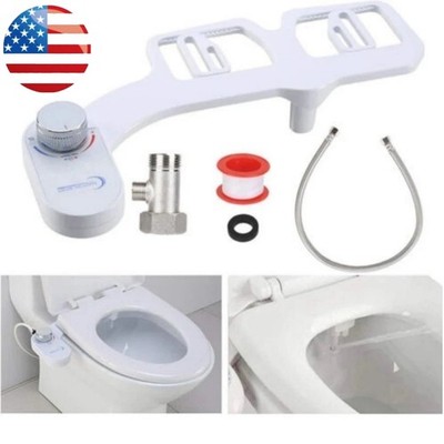 Bidet Fresh Water Spray Kit Non Electric Toilet Seat Attachment Cold Wash New