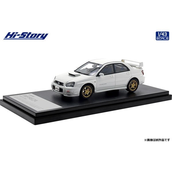 Hs433Wh 1/43 Subaru Impreza Wrx Sti 2002 Pure White Resin
