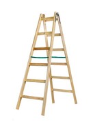 Elektrikerleiter Leiter Stehleiter Holzleiter 2X6 Stufen FüR Maler Elektriker