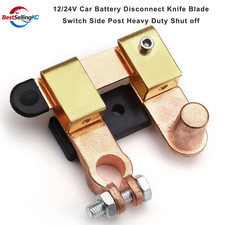 Knife Blade Switch Battery Disconnect Side Post Heavy Duty Shut Off Car 1224v Knife Blade Switch Battery Disconnect Side Post Heavy Duty Shut Off Car 1224v