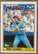 ungraded Mike Schmidt #67 1988 Topps U.K. Mini baseball card