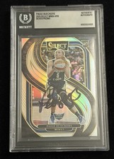 Paige Buckets Signed 2025 Select Premier Level Silver Prizm #118 BAS Autograph