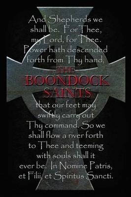 Poster Studio B - Boondock Saints Cross & Prayer Movie 24x36'' NEW