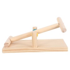 Parrot Seesaw Toy Cockatiel Wooden Balance Exercise Bird Stand Perch