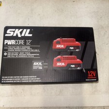 SKIL PWR CORE 12V 2 x 2.0Ah USB-C Battery and Charger Starter Kit.New. N 0045