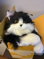 Chongker Cat Plush Fluffy Realistic Backpack ...