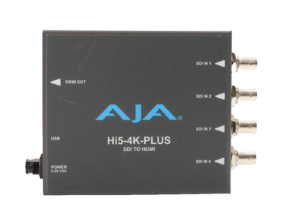 AJA HI5-4K-PLUS SDI to HDMI 2.0 Converter No Adapter