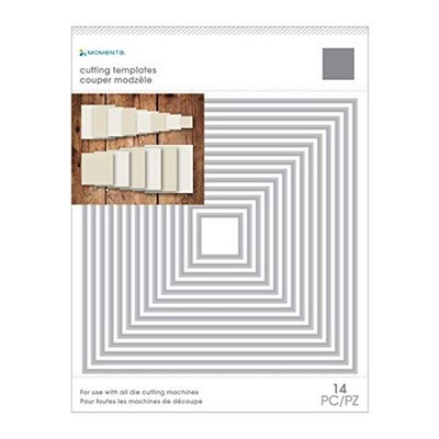 Large Nested Square Cutting Template 14PC