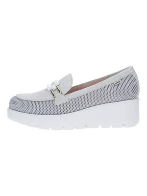 Callaghan Damen Leder Halbschuh Weiß 32120