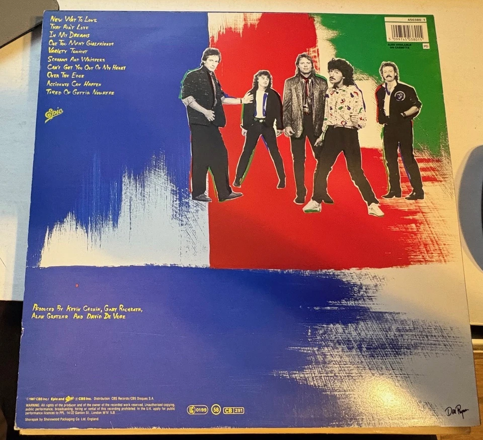 Reo Speedwagon "Life As We Know It"  12" Vinyl  Album Indie Rock 1987 - Image 2 of 2