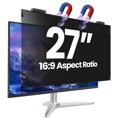 GUDTEKE Magnetischer 27 Zoll Sichtschutz für Computer Monitor 16:9 27 Zoll