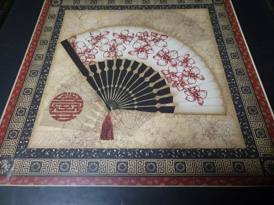 Juego de 2 marcos de fotos de bambú dorado revestimiento de vidrio 18,5" X 18,5" Est Y2K Foto 4 de 4