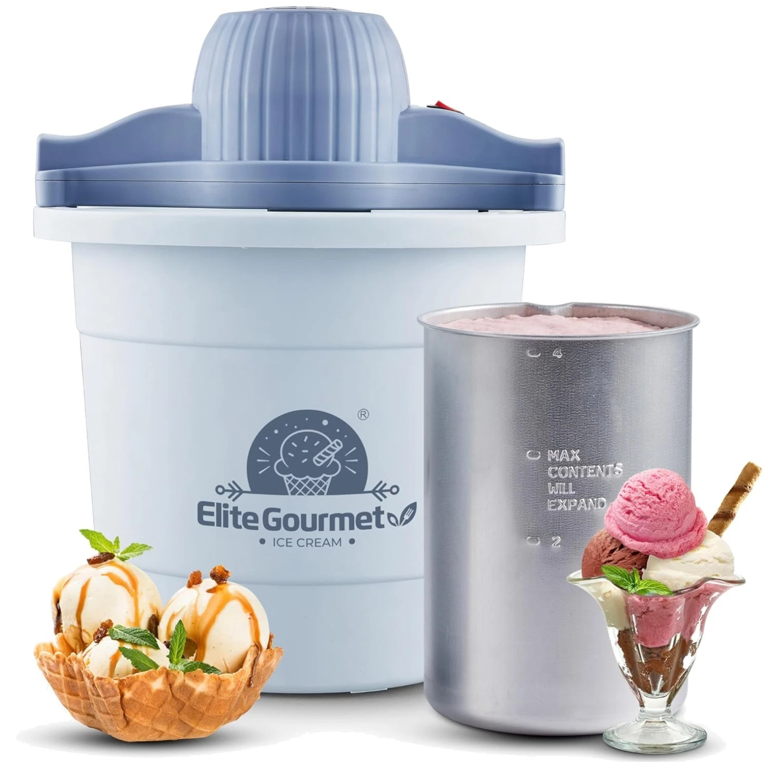 4Qt Electric Ice Cream Maker - Homemade Treats