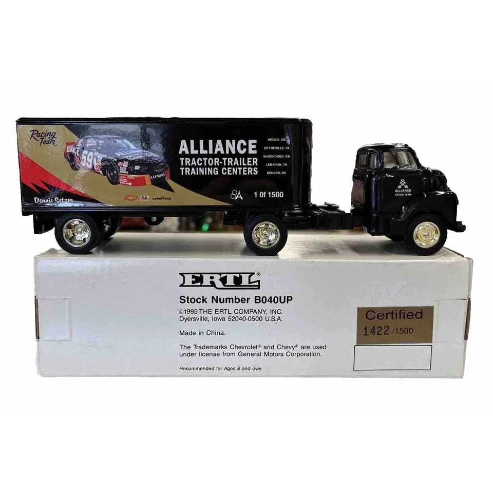 Dennis Setzer Ertl Bank B040UP 1995 Alliance Racing Team Truck - Image 2 of 4