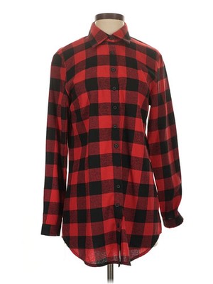 Zanzea Collection Women Red Long Sleeve Button-Down Shirt 4