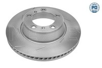 2X Bremsscheibe Hinten Links Meyle 483 523 0011 Pd FÜR Porsche
