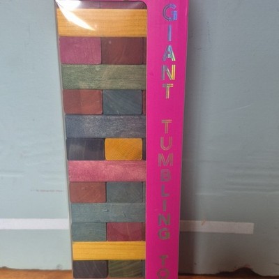 Giant Tumbling Tower Colored Blocks Giant Skill & Action Complete Game