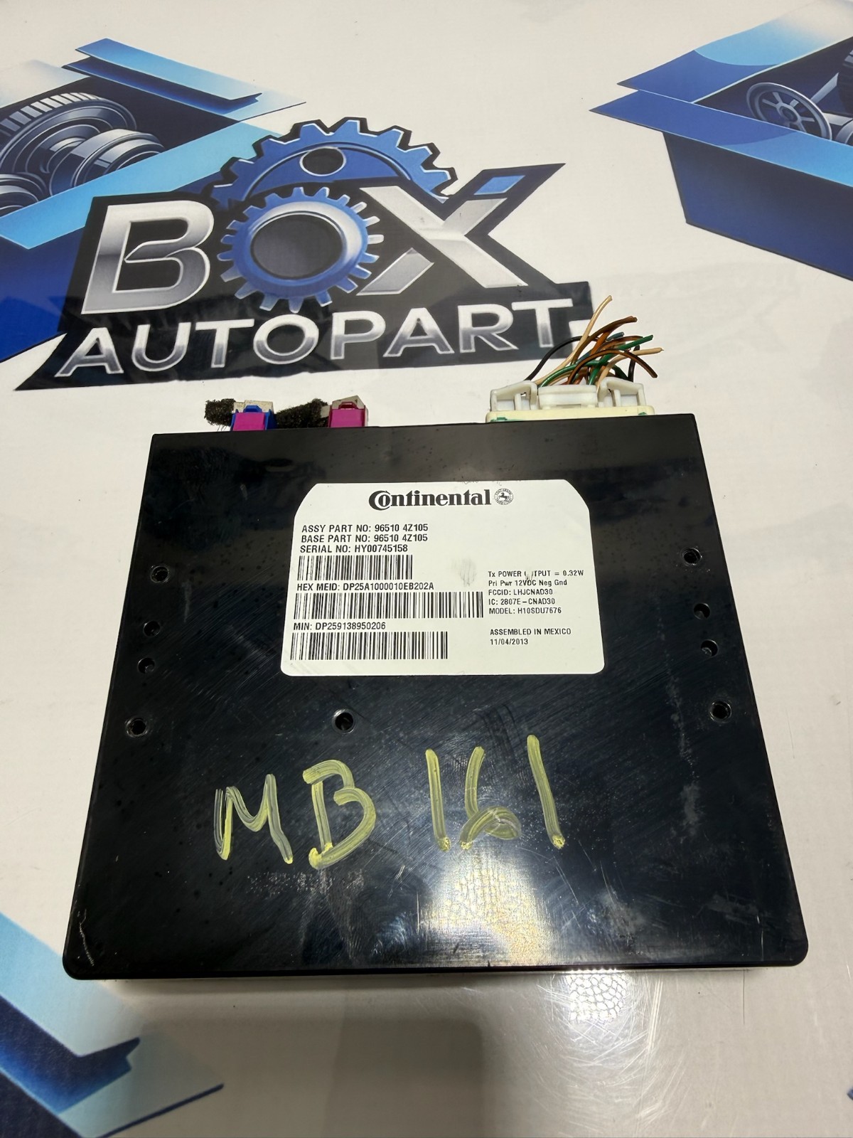 2013-2016 HYUNDAI SANTA FE INFO GPS TELEMATICS MODULE UNIT 965104Z105 OEM