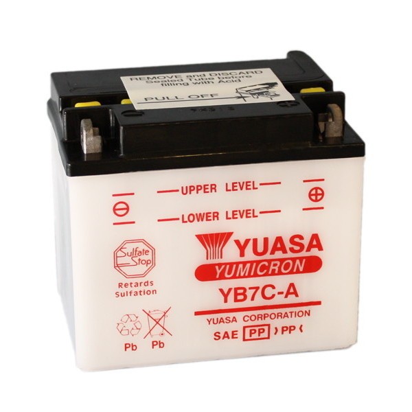 BATTERIA YUASA YB7C-A 12V-8AH