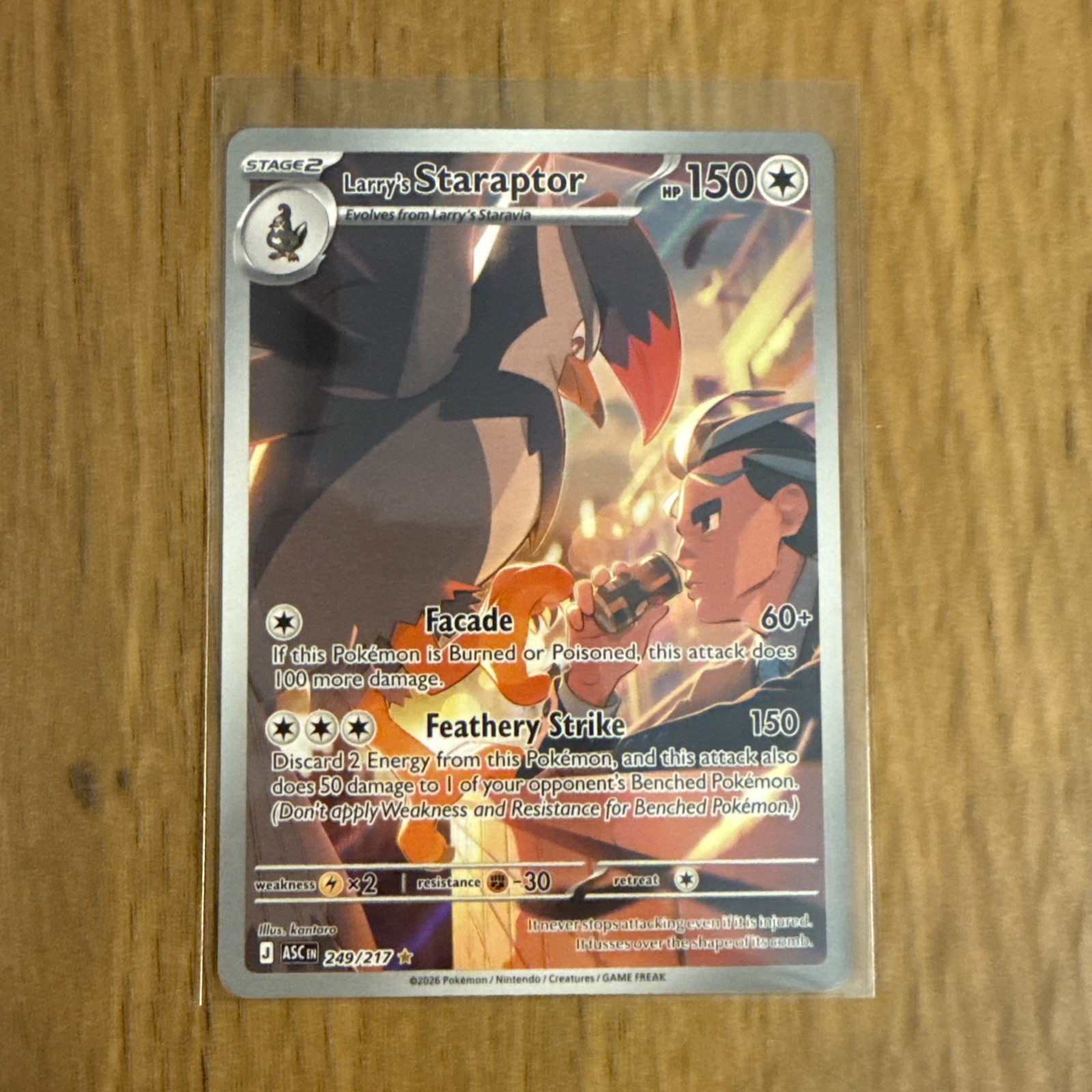Pokemon TCG ME: Ascended Heroes #249/217 Larry's Staraptor