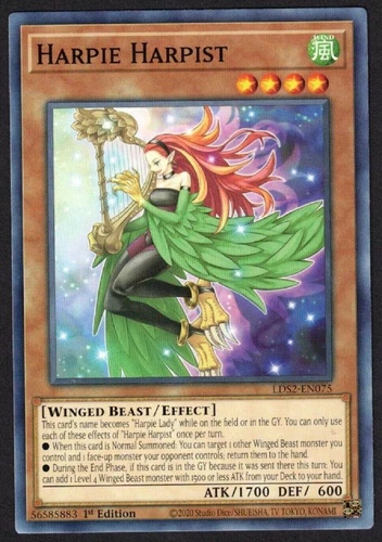 ( HARPIE HARPIST ) - Common - LDS2-EN075 - 1st NM - Yu-Gi-Oh Legendary Season 2
