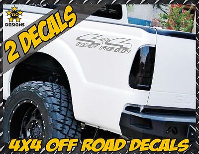4x4 Truck Bed Decal Set METALLIC SILVER For Ford F-150, Super - Foto 5