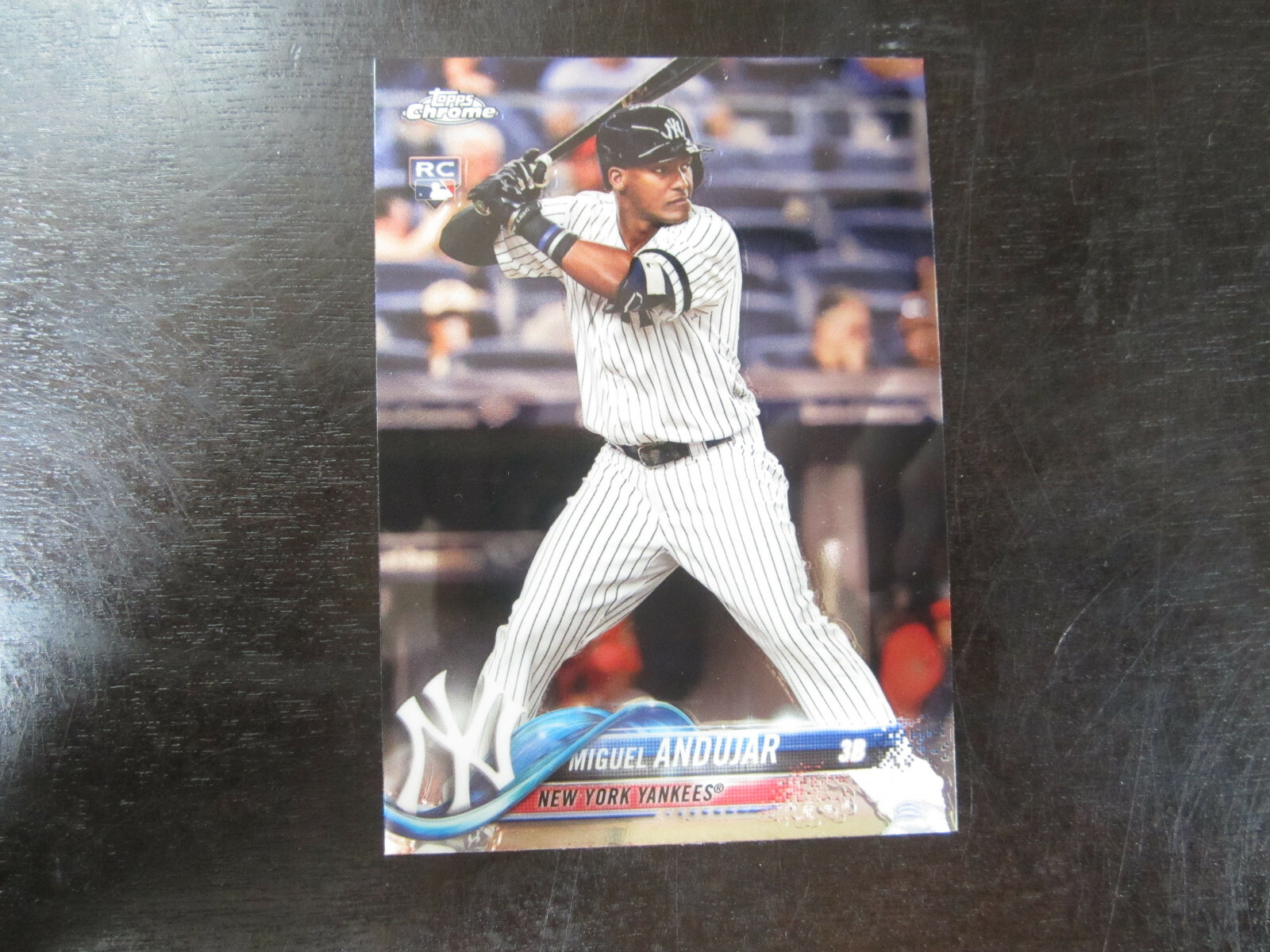 2018 Topps Chrome # 14 Miguel Andujar Card (CR) New York Yankees