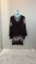 DRESS LONG SLEEVE WITH FLARED SLEEVES SIZE S