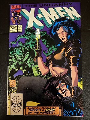 趣味・スポーツ・実用 MARVEL COMICS ART Uncanny X-Men #267 Marvel Comics 1990 NM 2nd Full App Of Gambit