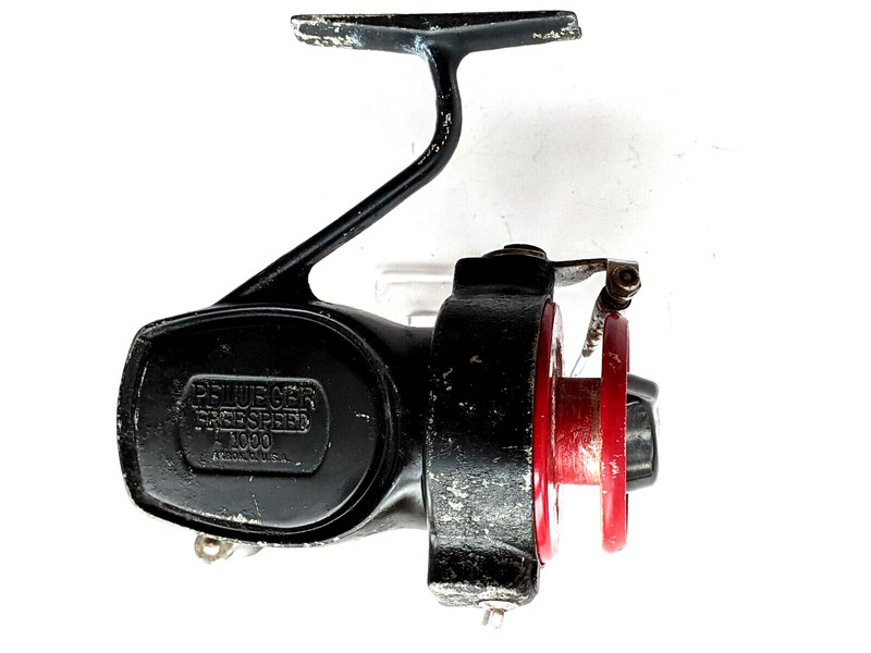 Vintage Pflueger FreeSpeed 1000 Spinning Reel. front drag anti-backlash c1950
