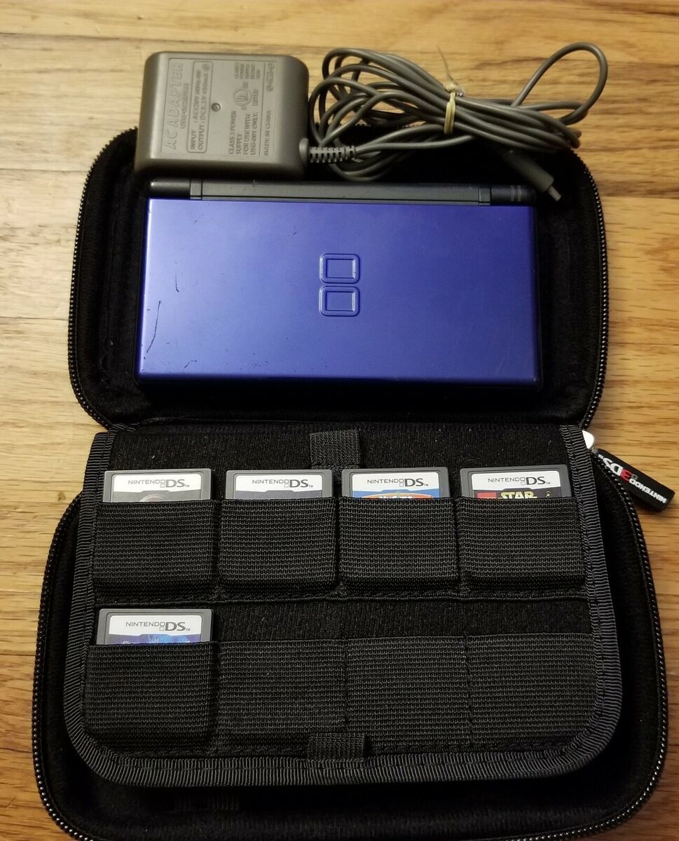 Nintendo DS Lite USG-001 Cobalt Blue TESTED Working W Nintendo DS Lite USG-001 Cobalt Blue TESTED Working W
