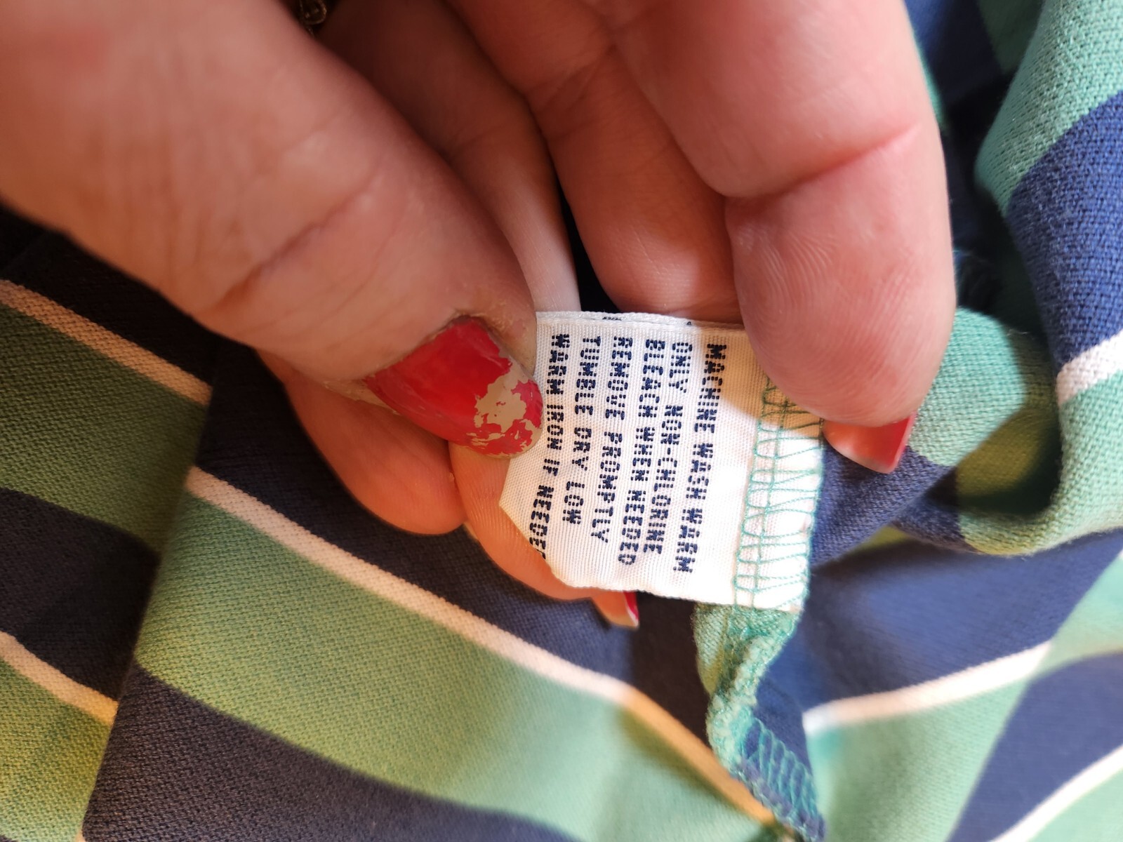 Polo Golf Ralph Lauren Shirt Men’s Large Green And Navy  Pima Cotton thumbnail 3