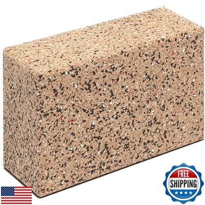 Go4Cork Cork Yoga Block for Yoga, Pilates and Meditation | Non-Slip, Non-Toxi