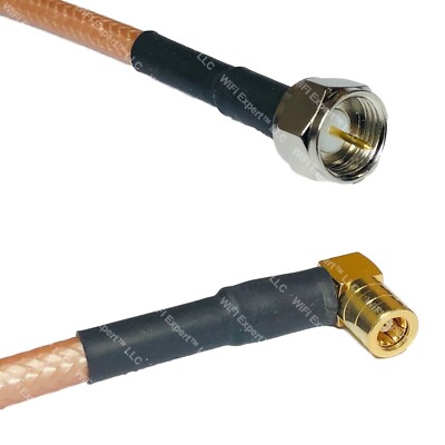 RG400 F MALE to SMB FEMALE ANGLE RF Cable FAST-SHIP LOT