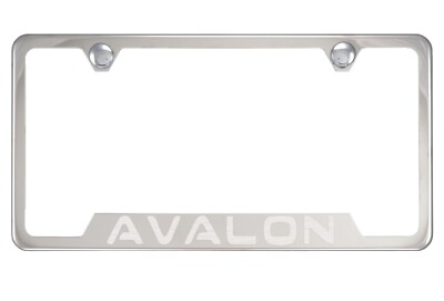 Chrome License Plate Frame for Avalon
