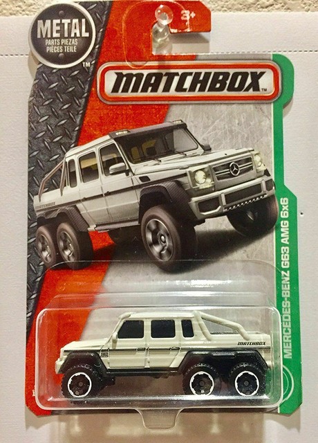 Matchbox 2017 Mercedes Benz G63 Amg 6x6 91125 White