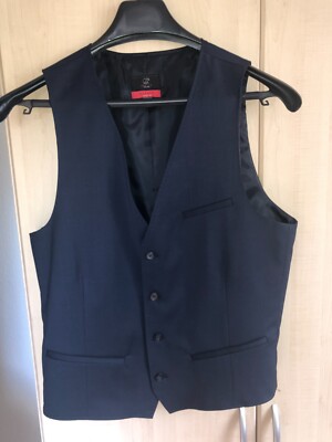 Herren Weste Kellnerweste von Greif Neu !!! Gr.50 dunkel blau 