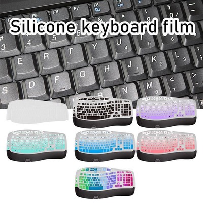 Silicone Keyboard Film for-Logitech M K350 Dustproof Waterproof D4P7 and K WCK
