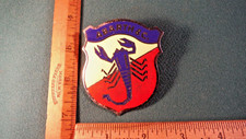 Cd80 Fiat Abarth C. Nose Grill Emblem Vintage Enamel 1956-61 Arbath 750 Spider