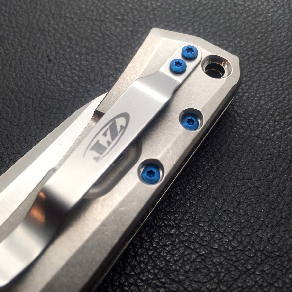 Blue Titanium Screw set for Zero Tolerance 0808 Hinderer Folder