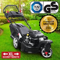 Brast RasenmäHer Benzin Trike 5,2Kw (7PS) Mit Antrieb TÜV GeprüFt | E-Start