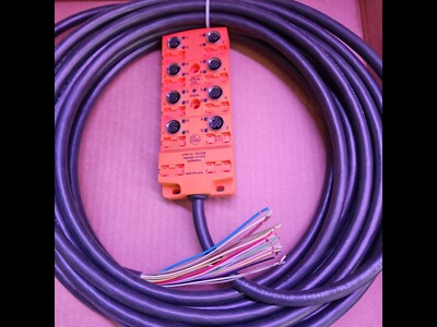 IFM Effector EBC036 - **NEW** Multi-Port Block (8),2Sig / Port, M12, 10M