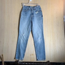 Vintage Levi's Denim Jeans Youth Size Boys 5 Blue Slim Fit 27' Inseam 90s