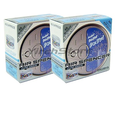 Air Spencer A24 Cartridge Clear Squash Scent 2-pk  Car Air Freshener Eikosha JDM