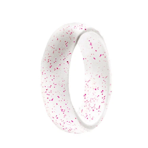 Schwarz Silikon Ring Gummi Ehering flexibel für Männer Training Männer Lifestyle - Bild 38 von 46