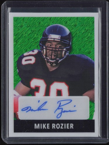 2024 Leaf Metal 1948 Shimmer Green Mike Rozier 2/7 Auto Autograph