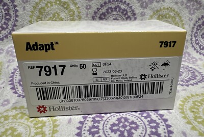 50 Hollister Adapt 7917 Skin Protective Wipes Exp. 2023