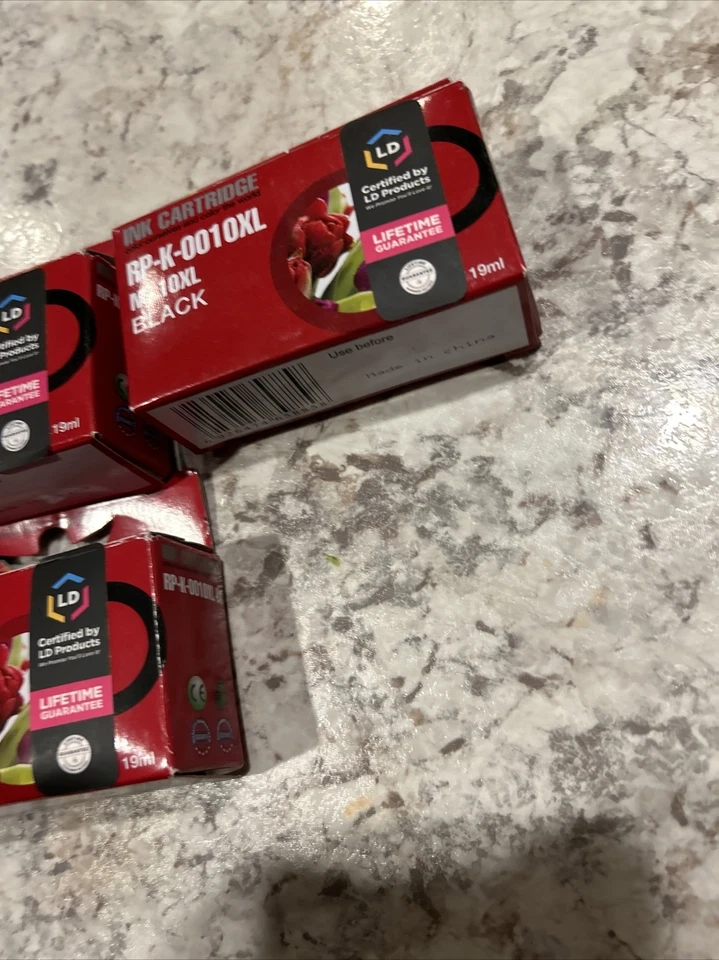 3x Ink Cartridge RP-K-0010XL  Black 19 ml For Kodak Printers 1x Color 63ml - Image 3 of 3