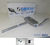 Imasaf Auspuff Mitteltopf + Anbauteile FüR Audi A6 + Avant 1.8 T 1997-2005
